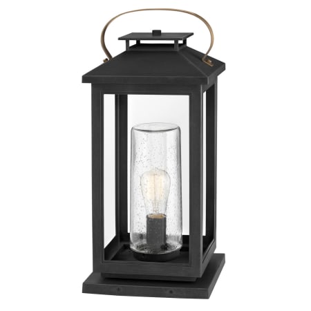 Hinkley Lighting Atwater 1 Light 21.5" Tall Coastal Elements Pier Mount Light with LED Bulb Included Black