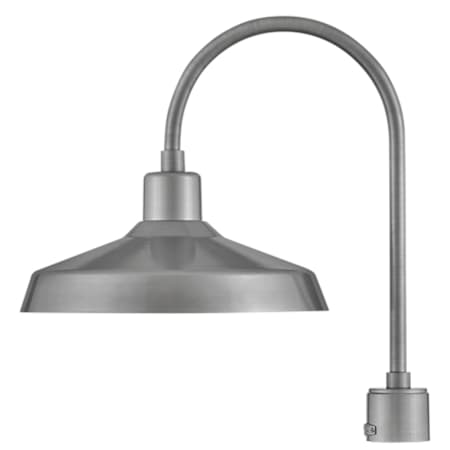 Hinkley Lighting Forge 22" Tall Coastal Elements Outdoor Post Light Antique Brushed Aluminum