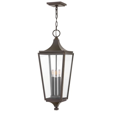 Hinkley Lighting Jaymes 3 Light 9-1/4" Wide Outdoor Pendant Oil Rubbed Bronze