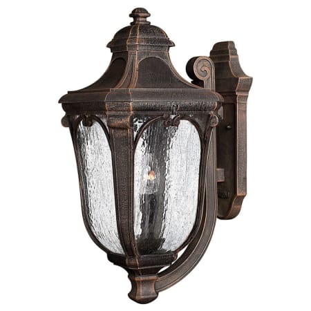 Hinkley Lighting 22" Height 3 Light Lantern Outdoor Wall Sconce from the Trafalgar Collection Mocha