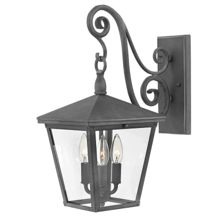 Hinkley Lighting Trellis 3 Light 19-3/4" Tall Outdoor Wall Sconce with LED Bulbs Included Aged Zinc