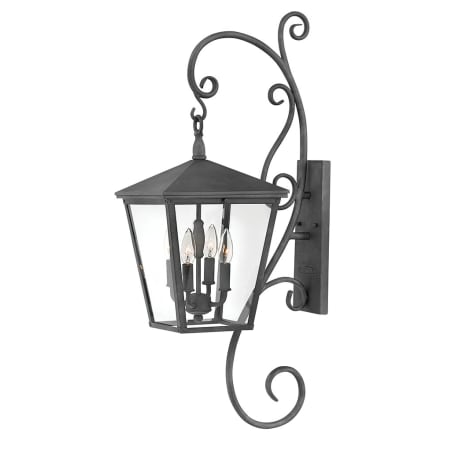 Hinkley Lighting Trellis 4 Light 35-3/4" Tall Outdoor Wall Sconce Aged Zinc