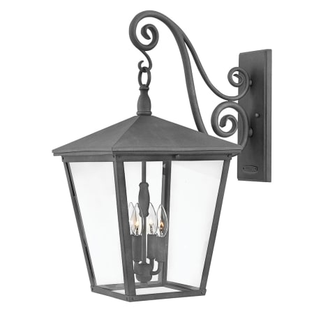 Hinkley Lighting Trellis 4 Light 26-1/4" Tall Outdoor Wall Sconce Aged Zinc