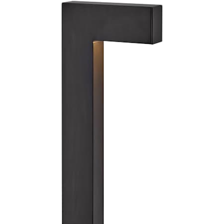 Hinkley Lighting Single Atlantis 16" Tall 12V LED Side Mount Path Light Brass Satin Black