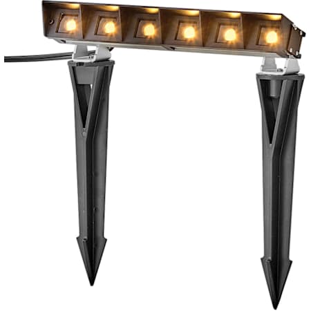Hinkley Lighting Single Vestra 10" Wide 12V LED Outdoor Landscape Accent Light Antique Brushed Aluminum