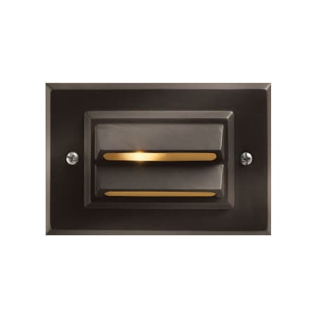 Hinkley Lighting 12v 1.5w 2.5VA 5" Wide Outdoor Horizontal Deck / Step Light Bronze