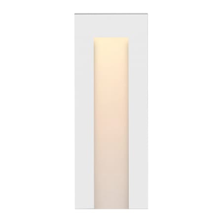 Hinkley Lighting Taper 12v 1.2w 8" Tall LED Step Light Satin White
