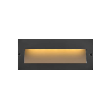 Hinkley Lighting Taper 12v 2.5w 8" Wide LED Step Light Satin Black