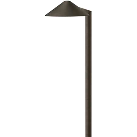 Hinkley Lighting Single Hardy Island 12V LED Outdoor Landscape Path Light Brass Satin Black