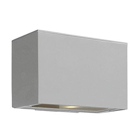 Hinkley Lighting Atlantis 6" Tall Down Light Dark Sky Outdoor Wall Sconce with Integrated LED Titanium
