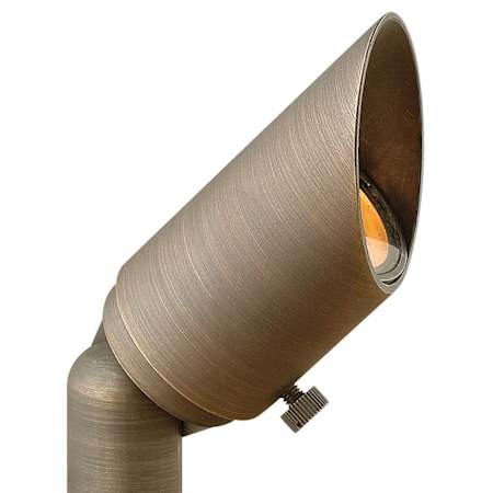 Hinkley Lighting 12v 2.5w LED 2700K Landscape Spot Light from the Hardy Island Collection Matte Bronze