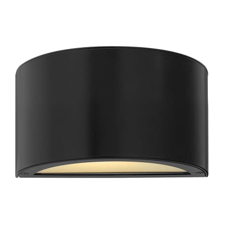 Hinkley Lighting Luna 9" Wide Outdoor LED ADA Down Light Wall Sconce Satin Black