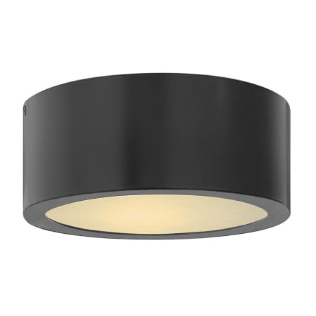 Hinkley Lighting Luna 8" Wide Integrated LED Outdoor Flush Mount Ceiling Fixture Satin Black