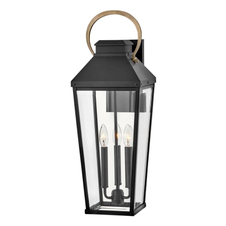 Hinkley Lighting Dawson 3 Light 26" Tall Wall Sconce Black