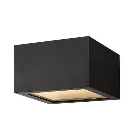 Hinkley Lighting Kube 8 Watt 6" Wide Integrated LED Outdoor Ceiling Fixture Satin Black