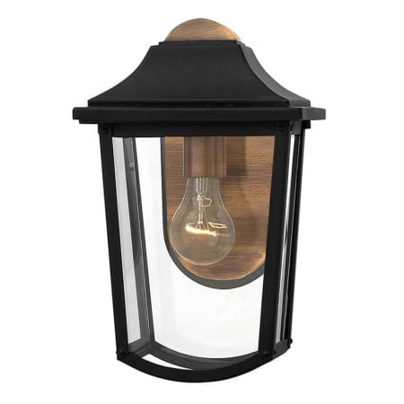 Hinkley Lighting 1 Light Outdoor Lantern Wall Sconce from the Burton Collection Black