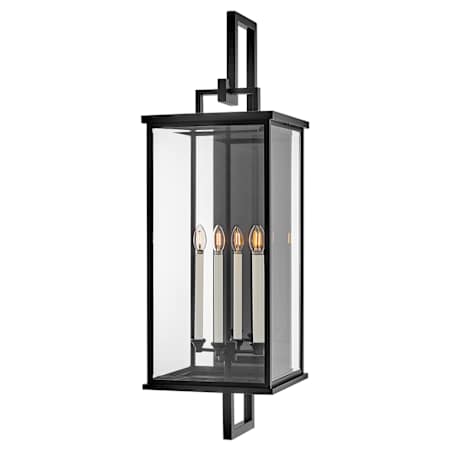 Hinkley Lighting Weymouth 4 Light 46" Tall Outdoor Wall Sconce Black