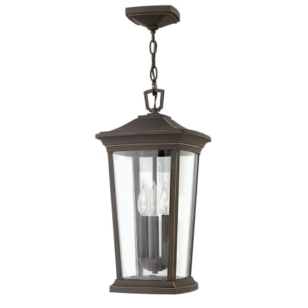 Hinkley Lighting Bromley 3 Light 10" Wide Outdoor Lantern Pendant Oil Rubbed Bronze