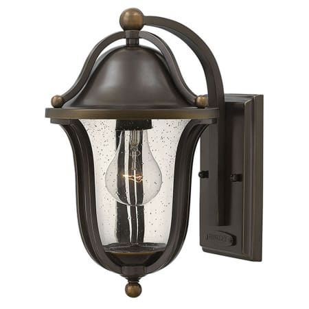 Hinkley Lighting 1 Light 12.25" Height Outdoor Lantern Wall Sconce from the Bolla Collection Olde Bronze