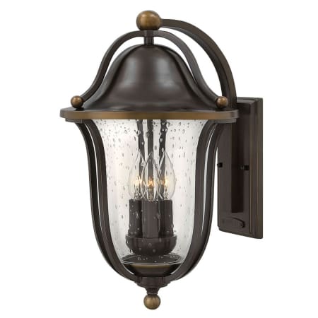 Hinkley Lighting 3 Light Outdoor Lantern Wall Sconce from the Bolla Collection Olde Bronze