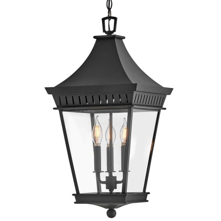 Hinkley Lighting Chapel Hill 3 Light 13" Wide Taper Candle Pendant Museum Black