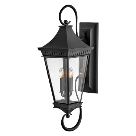 Hinkley Lighting Chapel Hill 4 Light 40" Tall Wall Sconce Museum Black