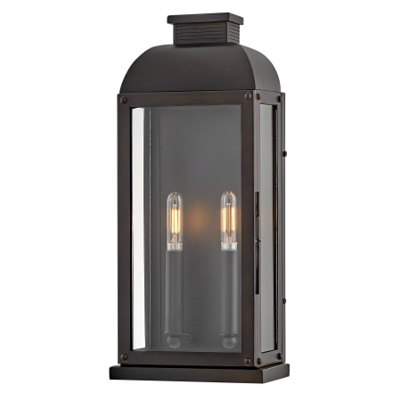 Hinkley Lighting Tiverton 2 Light 17" Tall Wall Sconce Oxidized Brass
