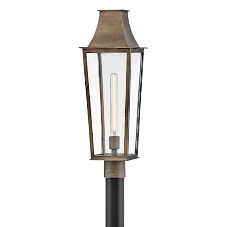 Hinkley Lighting Georgetown 26" Tall Post Light Burnished Bronze