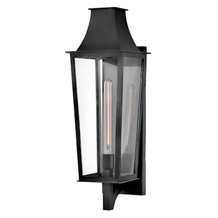 Hinkley Lighting Georgetown 27" Tall Outdoor Wall Sconce Black