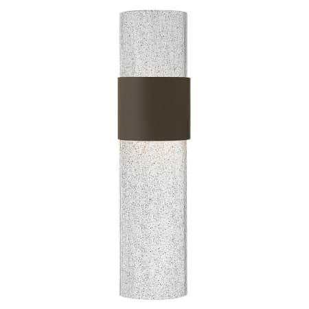 Hinkley Lighting 1 Light ADA Compliant 20.5" High LED Flush Mount Wall Sconce with Frosted Glass Shade from the Horizon Collection Buckeye Bronze