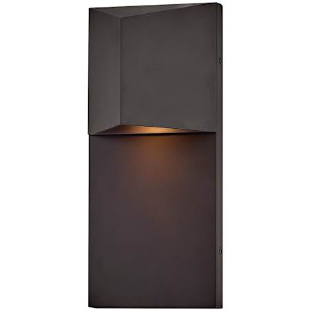 Hinkley Lighting Treva 12" Tall LED Outdoor Wall Sconce Dark Oxidized Brass