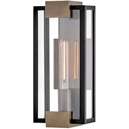 Hinkley Lighting Bergen 15" Tall LED Outdoor Wall Sconce Black / Burnished Bronze