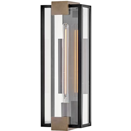 Hinkley Lighting Bergen 22" Tall LED Outdoor Wall Sconce Black / Burnished Bronze