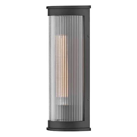 Hinkley Lighting Bluffton 17" Tall LED Outdoor Wall Sconce Black