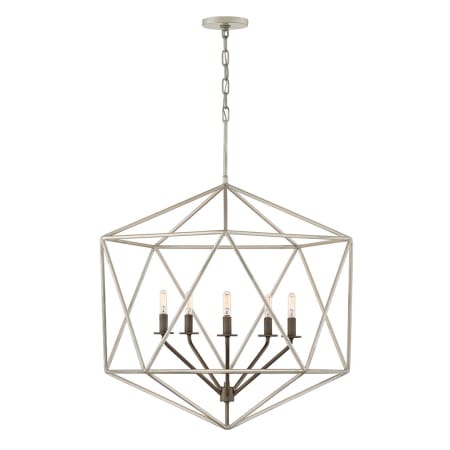 Hinkley Lighting Astrid 5 Light 28" Wide Chandelier Glacial / Metallic Matte Bronze