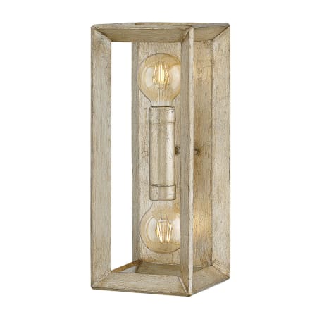 Hinkley Lighting Tinsley 2 Light 17.25" Tall Wall Sconce Silver Leaf