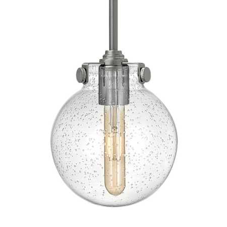 Hinkley Lighting Congress Single Light 7" Wide Mini Pendant Antique Nickel