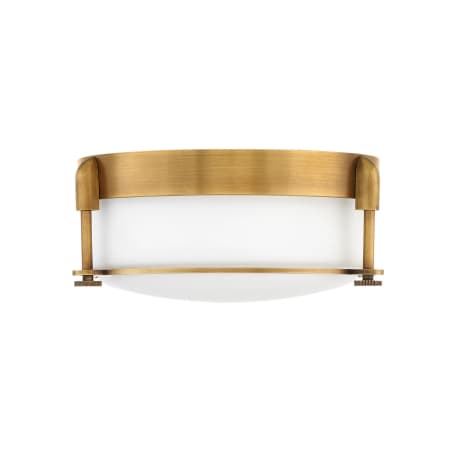 Hinkley Lighting Colbin 2 Light 12-1/2" Wide Flush Mount Ceiling Fixture Heritage Brass