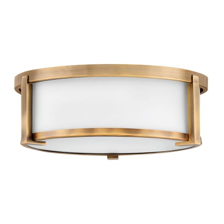 Hinkley Lighting Lowell 2 Light 13" Wide Flush Mount Drum Ceiling Fixture Brushed Bronze