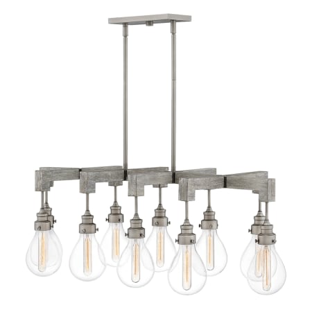 Hinkley Lighting 10 Light 49" Wide LED Linear Chandelier from the Denton Collection Pewter
