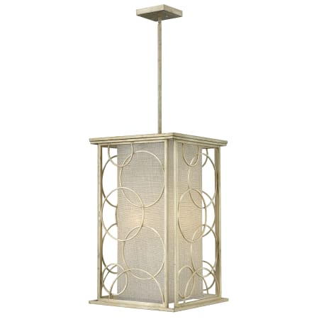 Hinkley Lighting 4 Light Indoor Full Sized Pendant from the Flourish Collection Silver Leaf