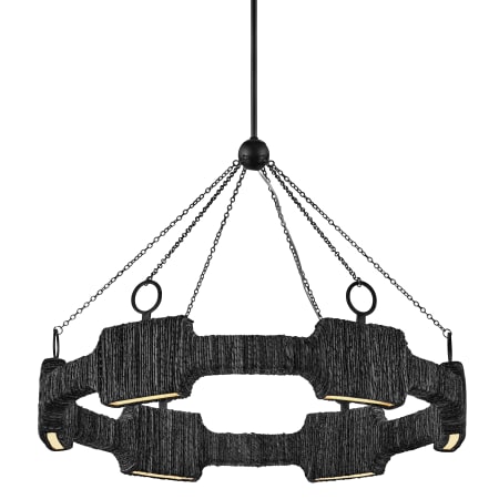 Hinkley Lighting Raffi 30" Wide Ring Chandelier Carbon Black