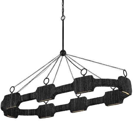 Hinkley Lighting Raffi 52" Wide Ring Chandelier Carbon Black