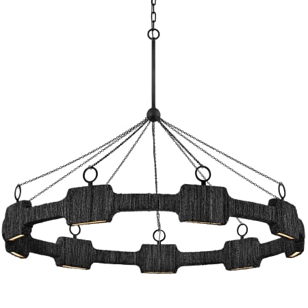 Hinkley Lighting Raffi 48" Wide Ring Chandelier Carbon Black
