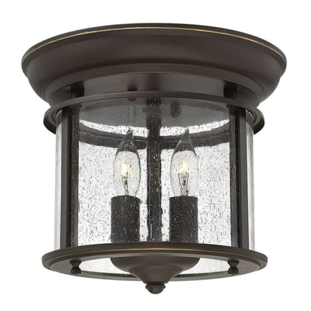 Hinkley Lighting 2 Light Semi-Flush Ceiling Fixture from the Gentry Collection Olde Bronze