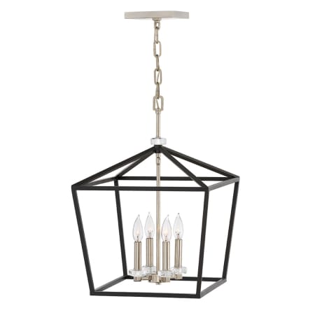 Hinkley Lighting 4 Light 16" Wide Crystal Chandelier Black
