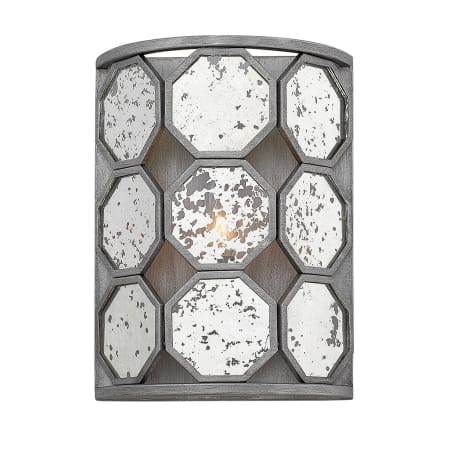 Hinkley Lighting Lara Single Light 11-1/2" High Wall Sconce with Mirror Glass Shade - ADA Compliant Brushed Silver