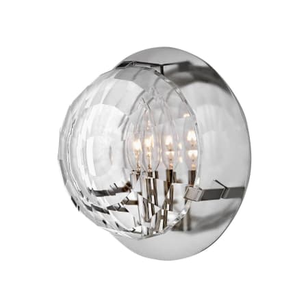 Hinkley Lighting Leo 9" Tall Wall Sconce Polished Nickel