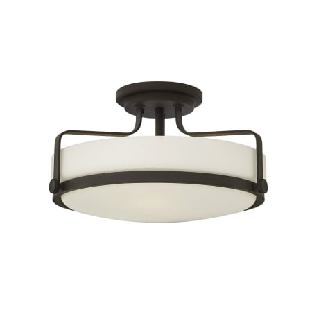 Hinkley Lighting Harper 3 Light 18" Wide Semi-Flush Bowl Ceiling Fixture Oil Rubbed Bronze