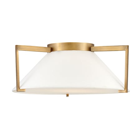 Hinkley Lighting Calla Single Light 20" Wide Integrated LED Flush Mount Ceiling Fixture Brushed Bronze